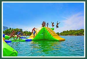 water fun at Austin Lake RV Park and Cabins