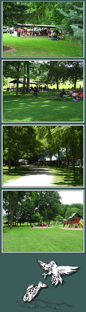 When you visit Austin Lake RV Park and Cabins near Pittsburgh, you will find something for every member of your business or group. Our Picnic Shelters provide a great opportunity for company picnics, family reunions, and other large group get togethers! Come see what we have at Austin Lake Park in Ohio!