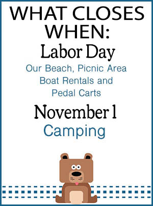 what is closed when at Austin Lake Park in Toronto OH