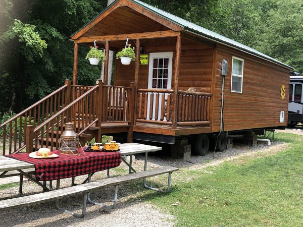 exterior train cabin