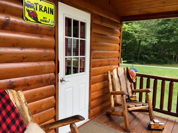 exterior cabin porch