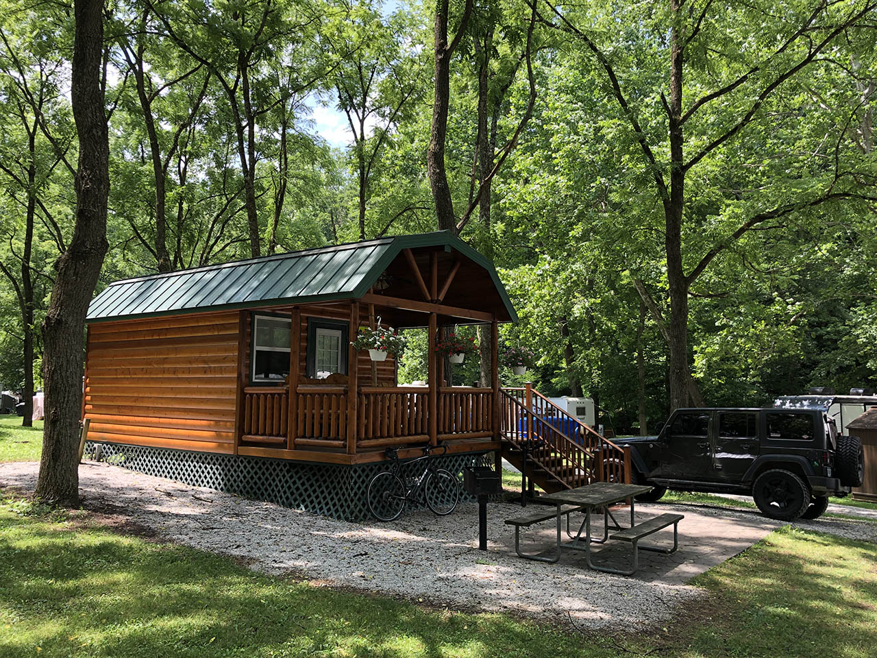 embroidery instinct Passerby Family Friendly Vacation Rental Cabins in Ohio | Austin Lake Park - Camping  in Ohio
