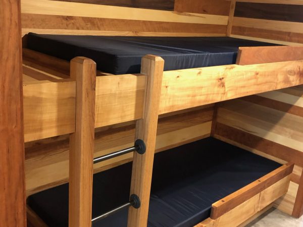 bunks at pond cabin
