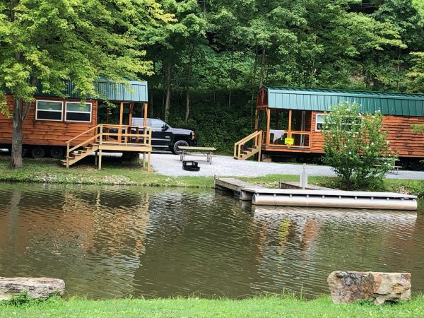 pond cabins