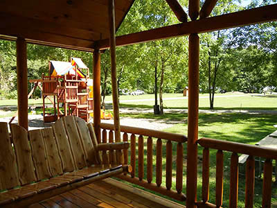 Porch at Great Blue Heron