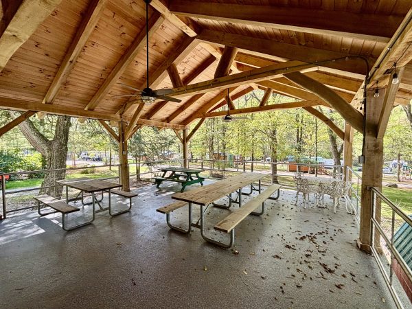 Covered Porch at Swan House at Austin Lake Park in Toronto OH Covered Porch at Swan House at Austin Lake Park in Toronto OH