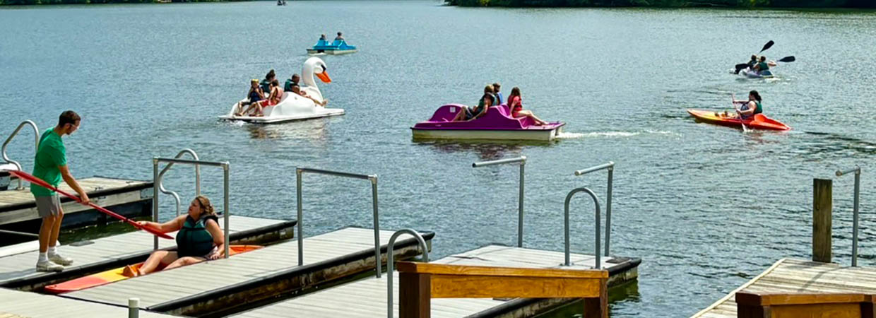 boating fun at austin lake rv park and cabins in ohio