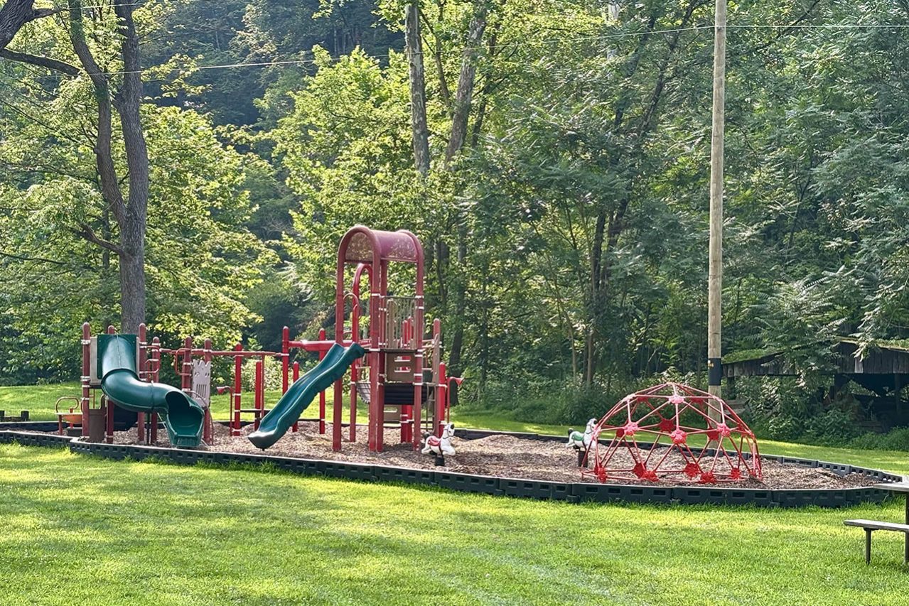 Great playground fun for the littles at Austin Lake RV Park & Cabins in Toronto OH