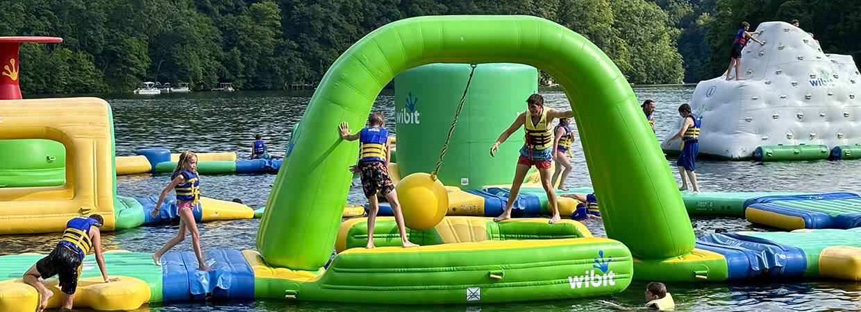 wibit fun at austin lake rv park in toronto oh